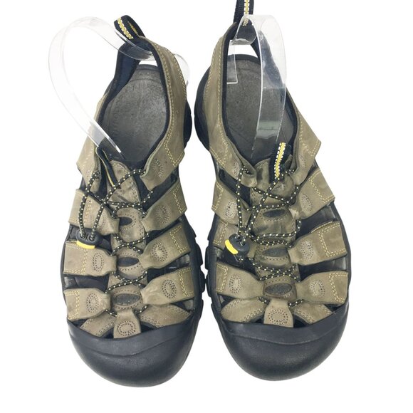 Keen Newport Sandal Men's Size 9 Closed Toe Brown Leather Hiking Waterproof Shoe - Picture 3 of 16